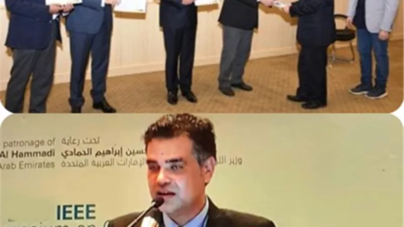 وزير التعليم العالى يكرم ابن قويسنا هاني عبد المنعم حامد لفوزه بجائزة افضل رسالة دكتوراه