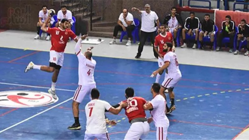 الاهلى فى مواجهة صعبة امام الأولمبي فى دورى اليد