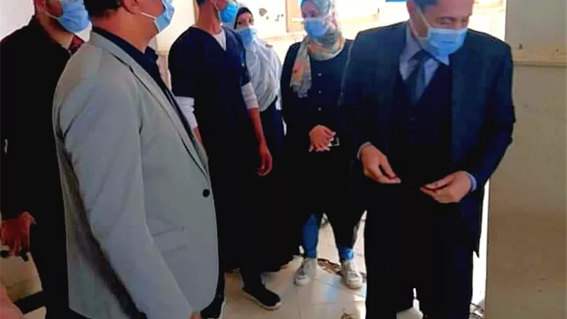 رفع درجة الاستعداد بغرف عزل مستشفى الداخلة العام بالوادى الجديد