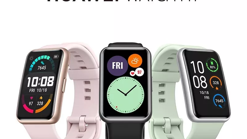 هواوي تقدم خاصية قياس مستويات تشبع الأكسجين في الدم (SpO2) وبطارية تدوم 10 أيام في ساعة HUAWEI WATCH FIT الجديدة