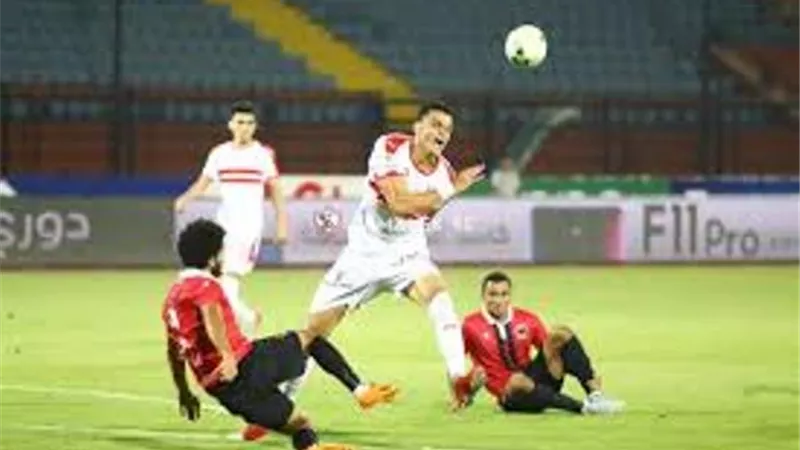 عبدالرحمن جندية يحرز الهدف الاول لـ اف سى مصر فى مرمى الزمالك