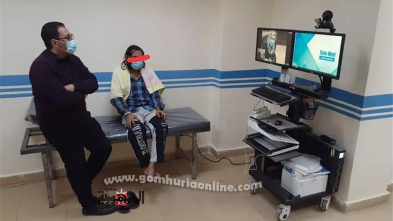 في مستشفي مطروح العام تشغيل برنامج التشخيص عن بعد بالتعاون مع كبريات الجامعات المصرية