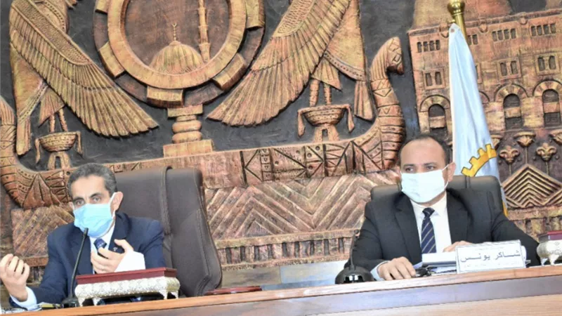 محافظ الغربية يعقد اجتماعاً مع الجهات المشاركة في التدريب العملي صقر ٧٣