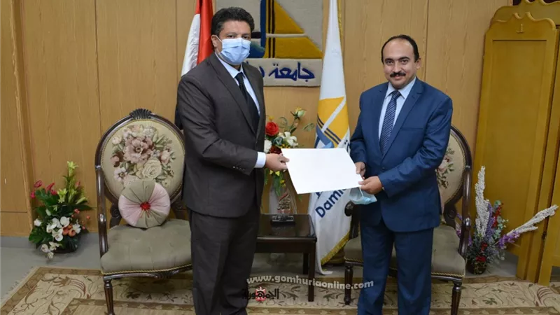 حسام وكيلا لكلية الفنون التطبيقية بدمياط