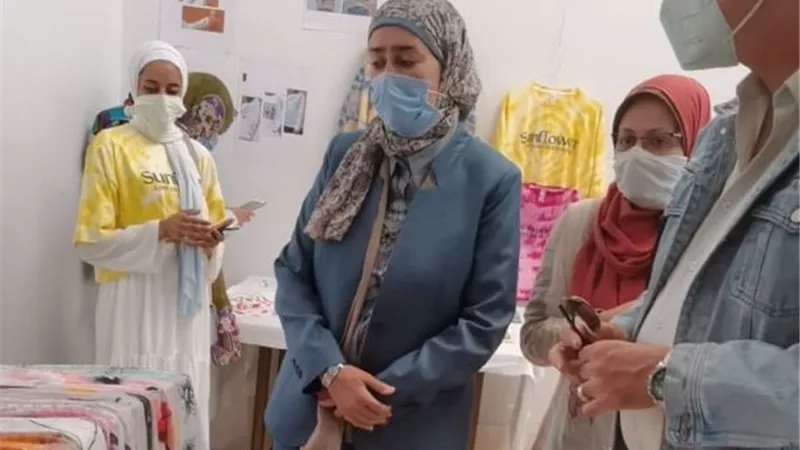 إفتتاح معرض وملتقى رواد الأعمال فى كلية الفنون التطبيقية جامعة حلوان.. بالصور