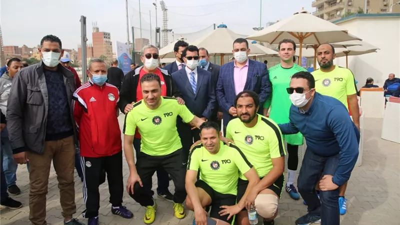 وزير الرياضة يشهد منافسات اليوم الثاني من دوري الوزارات