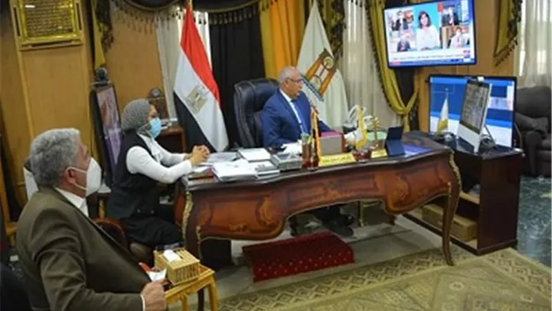 تفعيل غرف الأزمات وتوفير المستلزمات الطبية بمستشفيات الوادى الجديد.صور