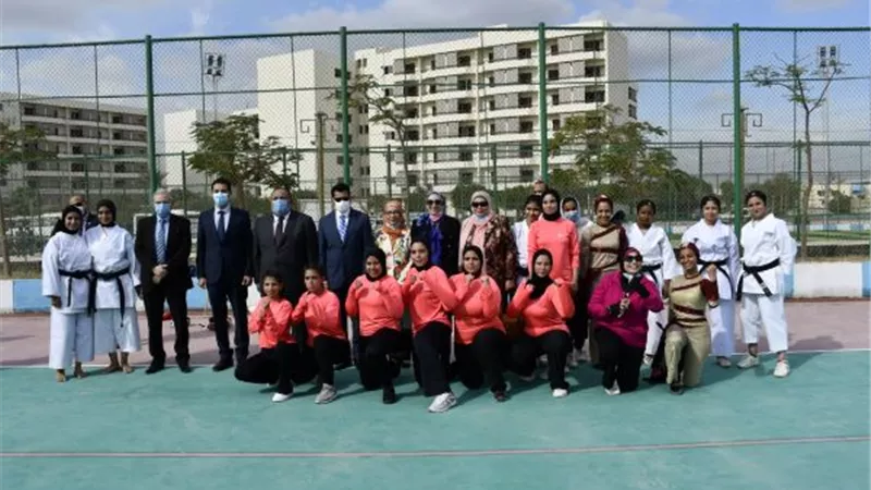 وزير الشباب والرياضة ورئيس جامعة حلوان يفتتحان فعاليات ندوة 