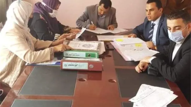 زيارة الدعم الفنى من جامعة الزقازيق لوحدة القياس والتقويم بكلية الحقوق