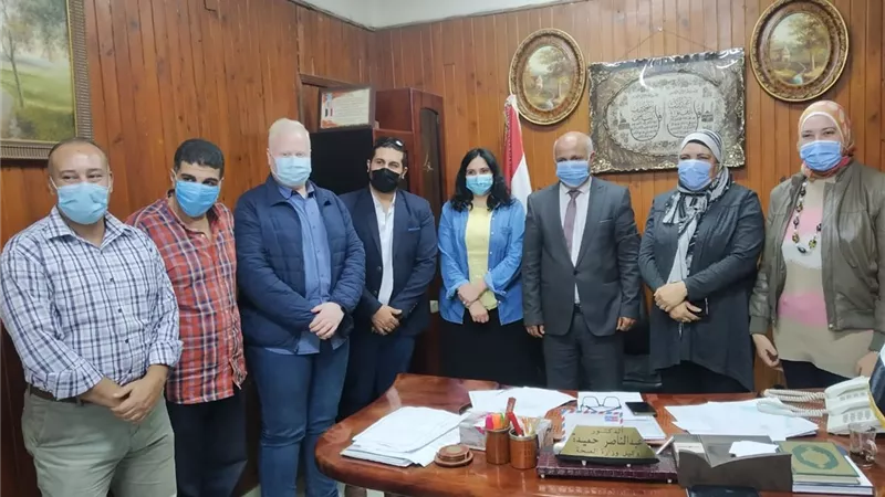 وفدمنظمة الصحة العالمية بالغربية لتدريب القطاع الوقائى لمواجهة كرونا