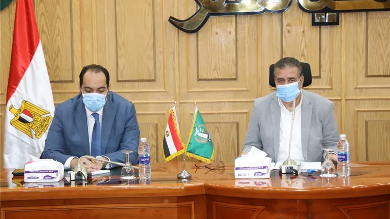 محافظ المنوفية :تقرير يومى بمخزون الاكسجين واجهزة التنفس بالمستشفيات