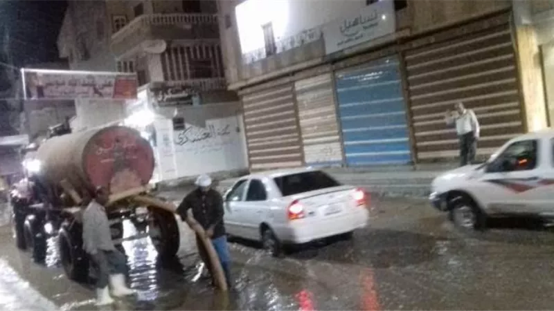 أمطار غزيرة علي جميع مدن وقرى الشرقية