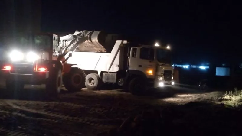 إزالة حالة تعدى بالبناء بأرمنت جنوب غرب الأقصر
