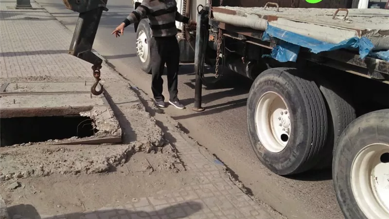 محافظ دمياط تأمر بتغطية بيارات الرى بالترعة الشرقاوية بالشهابية