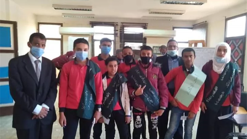 بالاسماء تشكيل المكتب التنفيذى لاتحاد طلاب الداخلة الإعدادية بالوادى الجديد