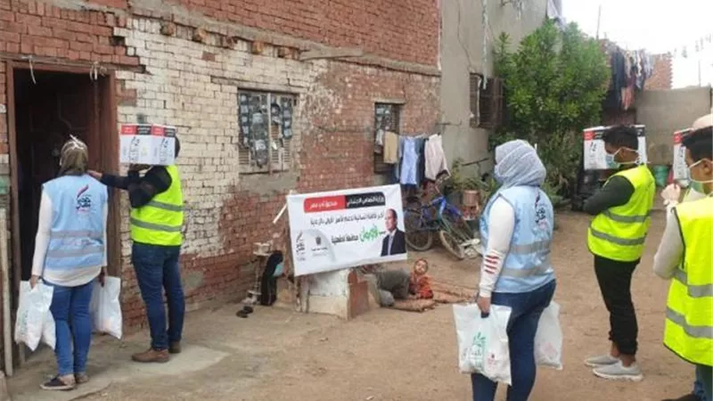 مساعدات تحيا مصر والأورمان تصل قرى محافظة الدقهلية
