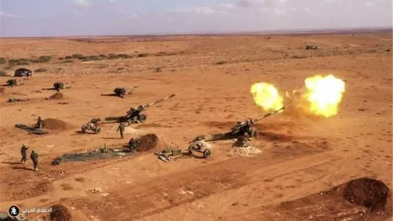 بالفيديو.. مناورة عسكرية بالذخائر الحية للجيش الليبي