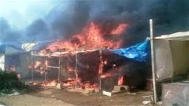 اشعل النيران بحظيرة المواشي انتقاماً من صاحبها بسبب اعمال السحر والشعوذة