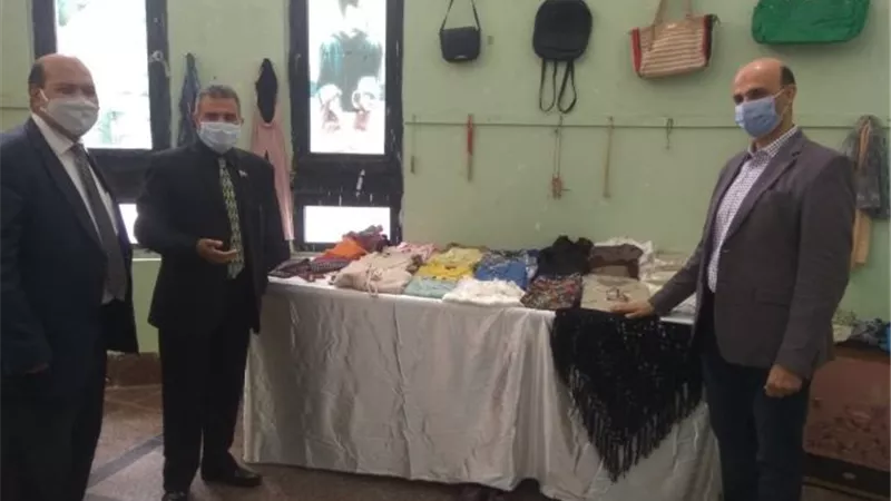 انطلاق المعرض السنوى الخيرى بكلية الاقتصاد المنزلى فى جامعة حلوان.. بالصور