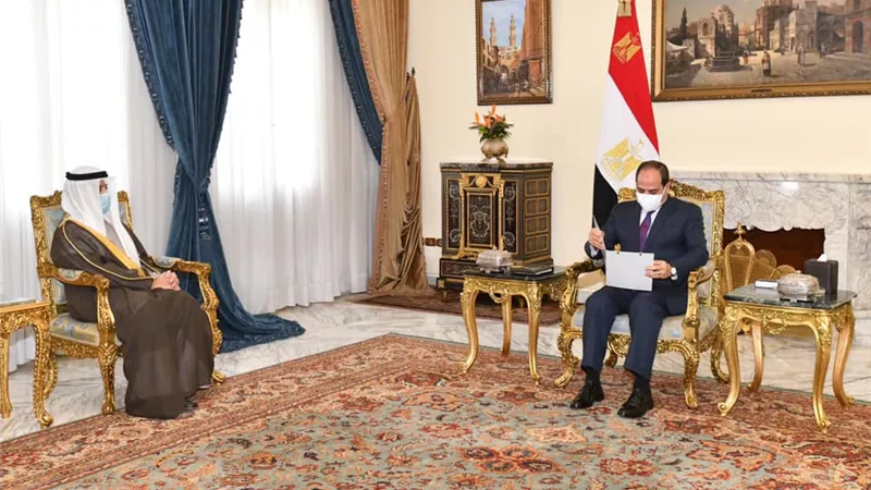 الرئيس يستقبل وزير خارجية الكويت