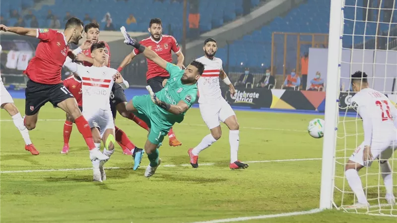 الاهلى يتعادل مع الزمالك بهدف لكل منهما فى الشوط الاول