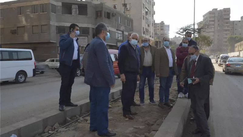 جوله ميدانية لمحافظ الجيزة لمتابعة مشروعات التطوير بالمحاور المرورية