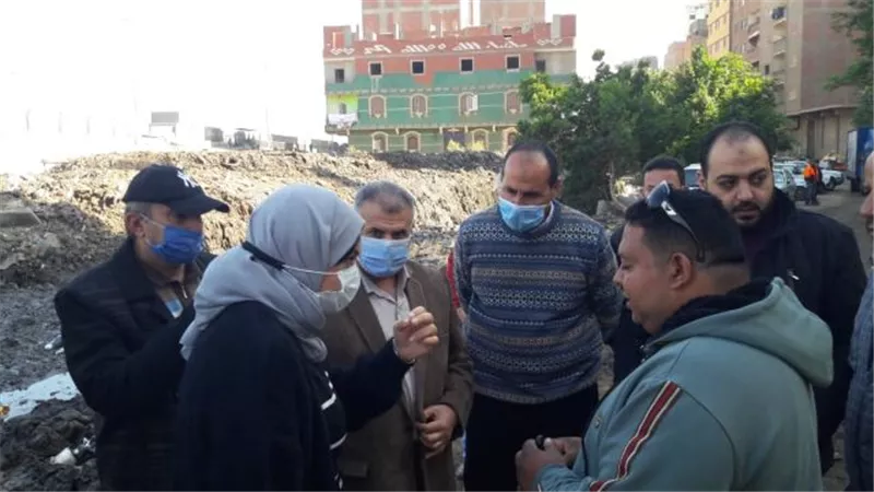 ريان تتفقد تغطية الترعة البولاقية والمحطة الوسيطة فى شبرا الخيمة.. بالصور