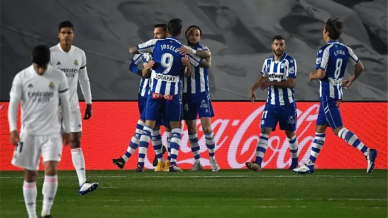 ريال مدريد يواصل السقوط ويخسرأمام ألافيس فى الدورى الاسبانى..فيديو