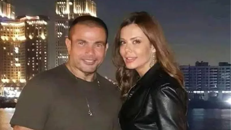 رد غير متوقع من ايمى سالم بشأن ارتباطها بعمرو دياب.. صور