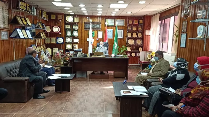 وكيل وزارة الصحة بالشرقية يجتمع بلجنة مكافحة العدوى