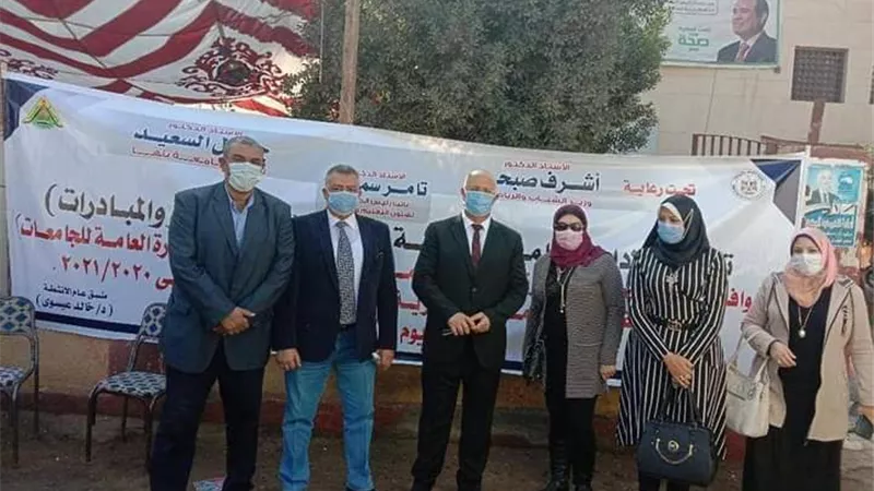 جامعة بنها تطلق قوافل طبية وبيطرية وزراعية لقرية كفر منصور بطوخ