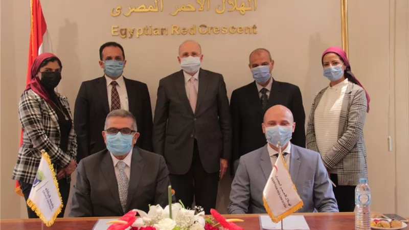 بروتوكول تعاون بين الهلال الأحمر وجامعة الجلالة لدعم أنشطة الجمعية