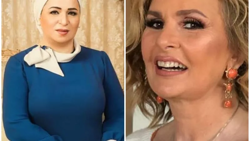 يسرا تشيد بقرينة الرئيس: 