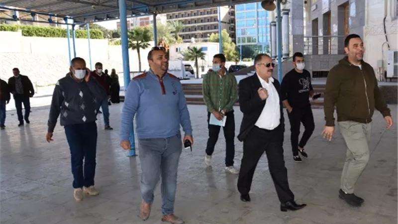 سكرتير عام مطروح يتفقد المشروعات الخدمية.صور