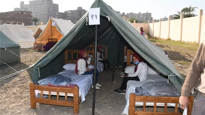 محافظ الفيوم ورئيس أركان الدفاع الشعبي والعسكري يتفقدان 