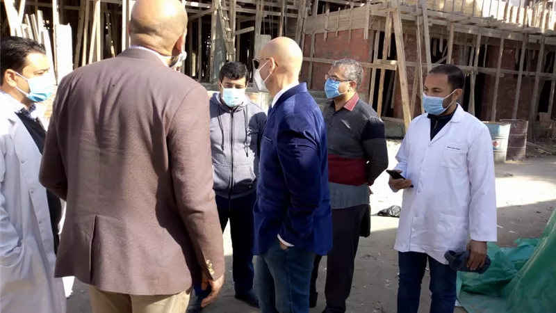 مرور مفاجيء لوكيل وزارة الصحة علي مستشفي القرين المركزي ومنافذ تقديم الخدمة بأبوحماد
