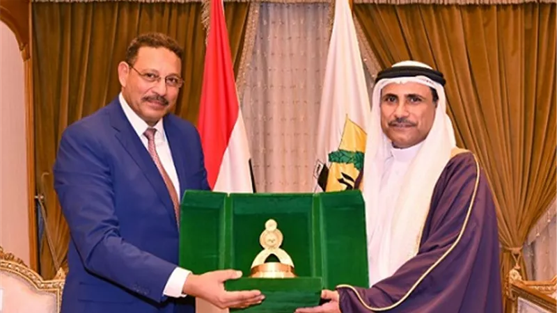 رئيس البرلمان العربي يلتقي مع رئيس هيئة الرقابة الإدارية