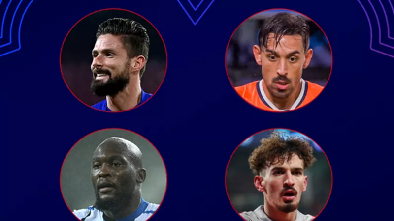 يويفا يعلن أسماء المرشحين لأفضل لاعب بالجولة الخامسة بدوري أبطال أوروبا