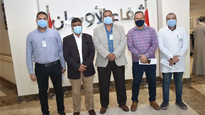 خبراء البيئة يراجعون آليات إدارة المخلفات بمستشفى شفاء الأورمان
