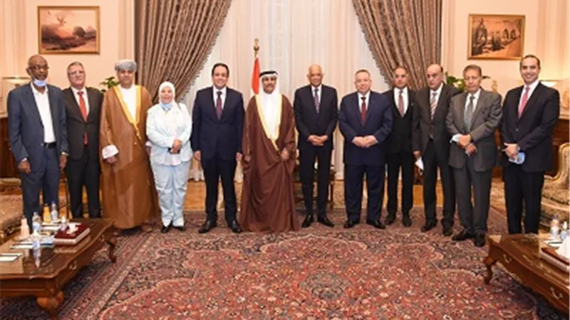عبدالعال يستقبل رئيس البرلمان العربي