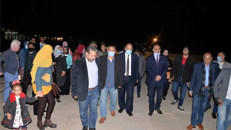 عرض مجانى بالصوت والضوء لذوى الإحتياجات الخاصة بمعابد الكرنك بالأقصر