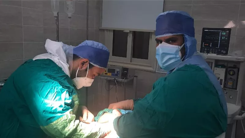 نجاح ولادة قيصرية لسيدة 