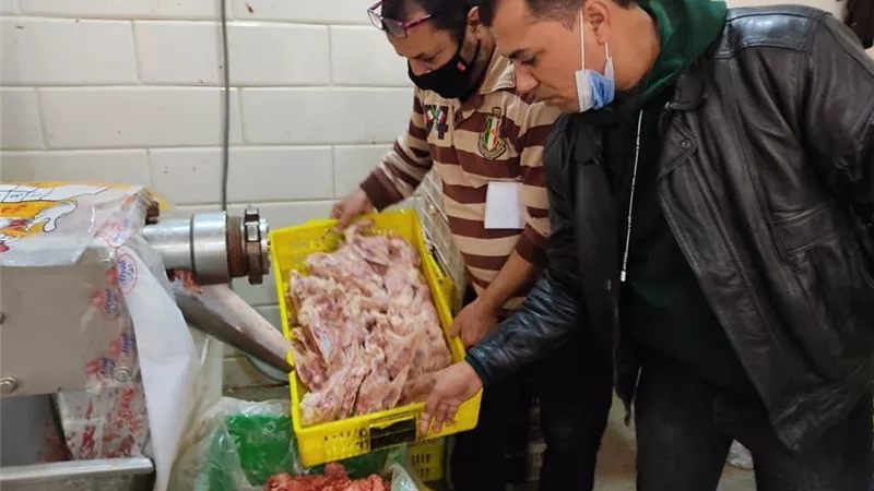 لانشون وأغذية فاسدة بحملات تموينية بالإسماعيلية