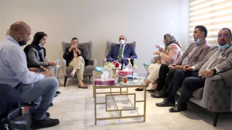 الأربد يبحث مع رئيسة غرفة التجارة الأمريكية بليبيا سبل تعزيز العلاقات بين البلدين