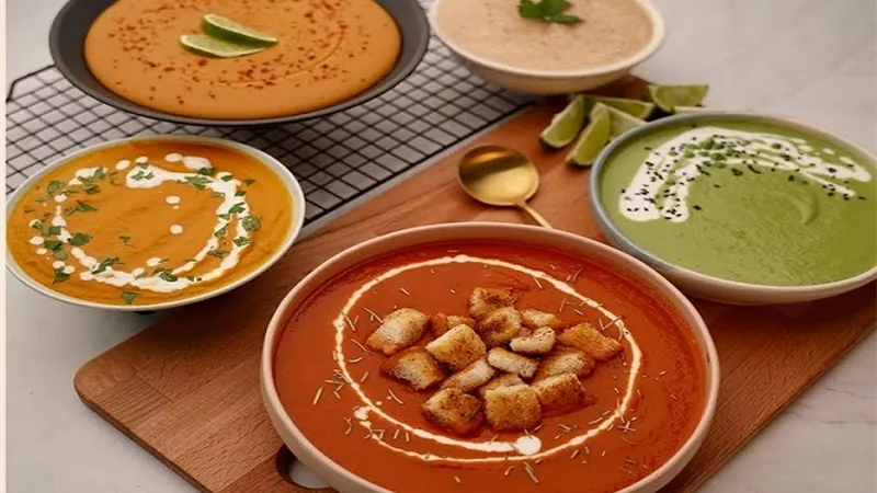 شوربات المطاعم بمكونات بسيطة لشتاء أكثر دفئاً بالفيديو لاية حبيب