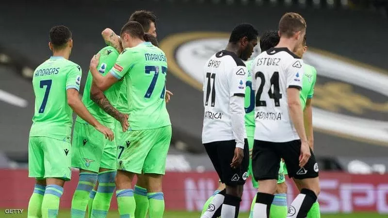 لاتسيو يعود للانتصارات على حساب سبيتسيا فى الدورى الايطالى