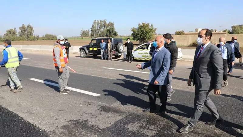 وزير النقل فى زيارته للمنوفية : 10 كبارى علوية على طريق القاهرة الإسكندرية الزراعى لإنهاء الإختناقات المرورية والحد من الحوادث