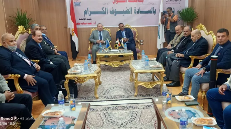 توقيع بروتوكولي تعاون مع جامعتي أسيوط وأسوان لإجراء الدراسات المتكاملة للأراضي بجنوب الوادي