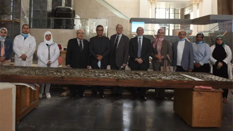 مدير مكتبة الإسكندرية يتفقد مدينة الفنون والثقافة بالعاصمة الإدارية