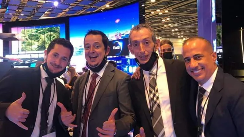 السادات يقود وفد اتصالات مصر فى معرض جيتكس الدولى وسط اجراءات احترازية مشددة
